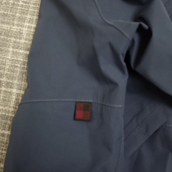 Woolrich Windbreaker Jacket Women's L Hood Lightweight Raincoat "Blueberry" - Picture 10 of 11